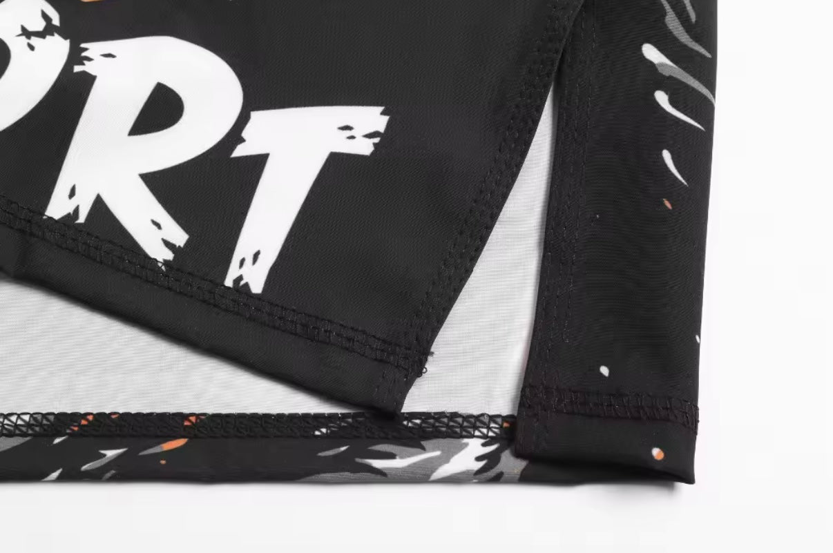 Wolf Premium BJJ No Gi / MMA Set. Rash Guard, Shorts & Spats - MADE TO ORDER 2 WEEK DISPATCH