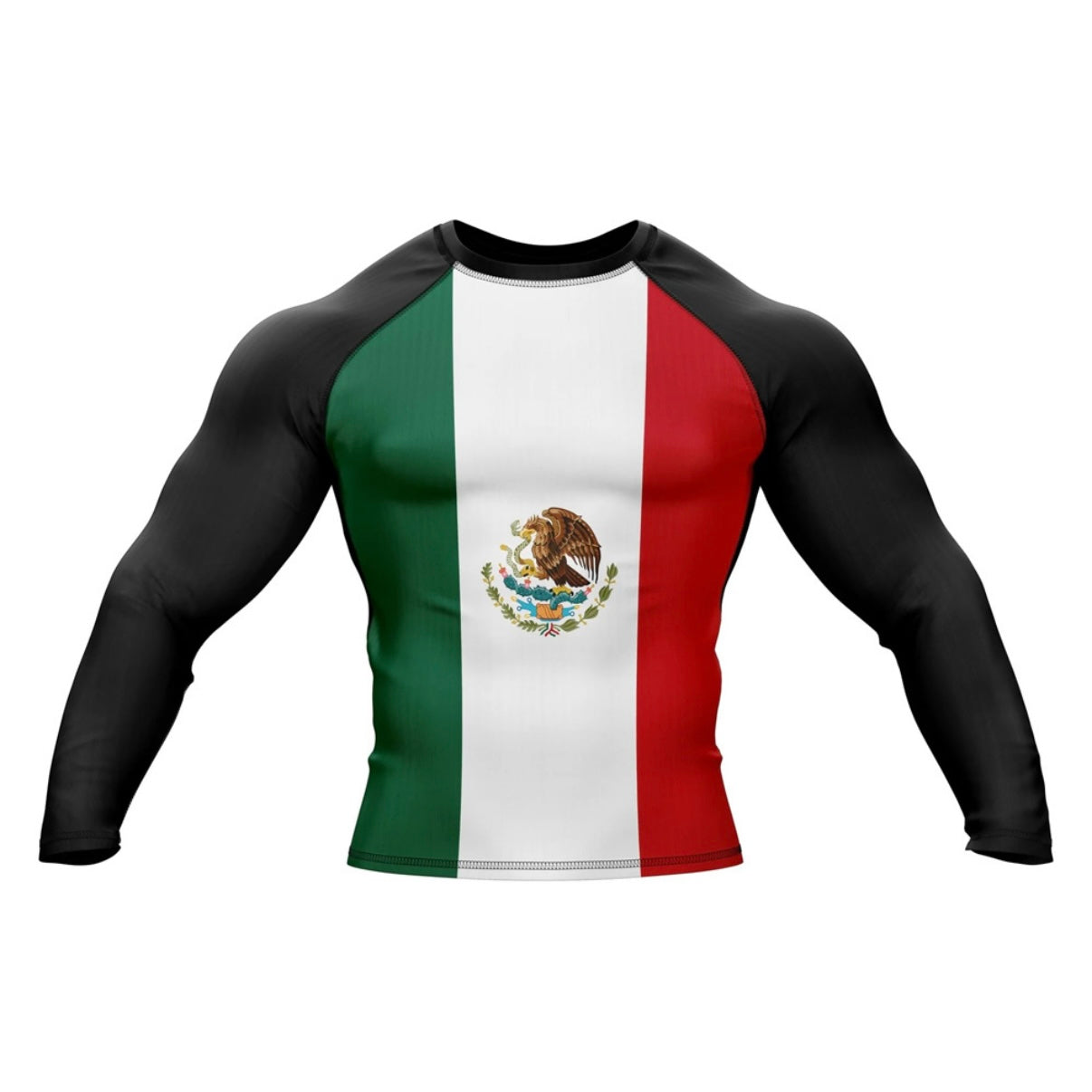 Mexico Premium Rash Guard - LONG OR SHORT SLEEVE - MADE TO ORDER 2 WEEK DISPATCH