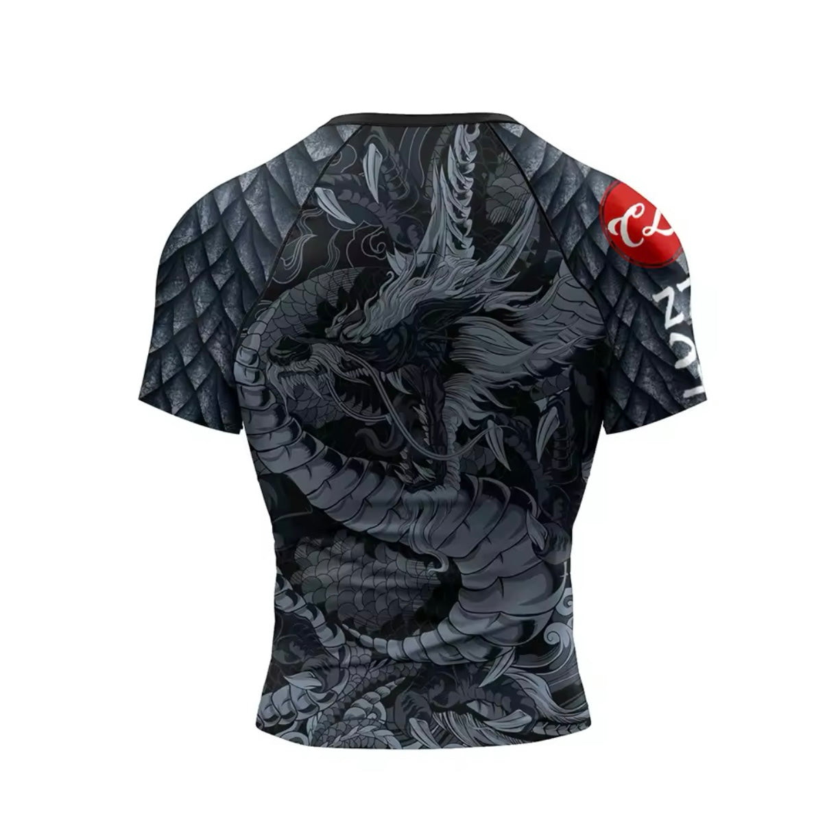 Black Dragon Premium BJJ / MMA Rash Guard - LONG & SHORT SLEEVE VARIATIONS - MADE TO ORDER 2 WEEK DISPATCH