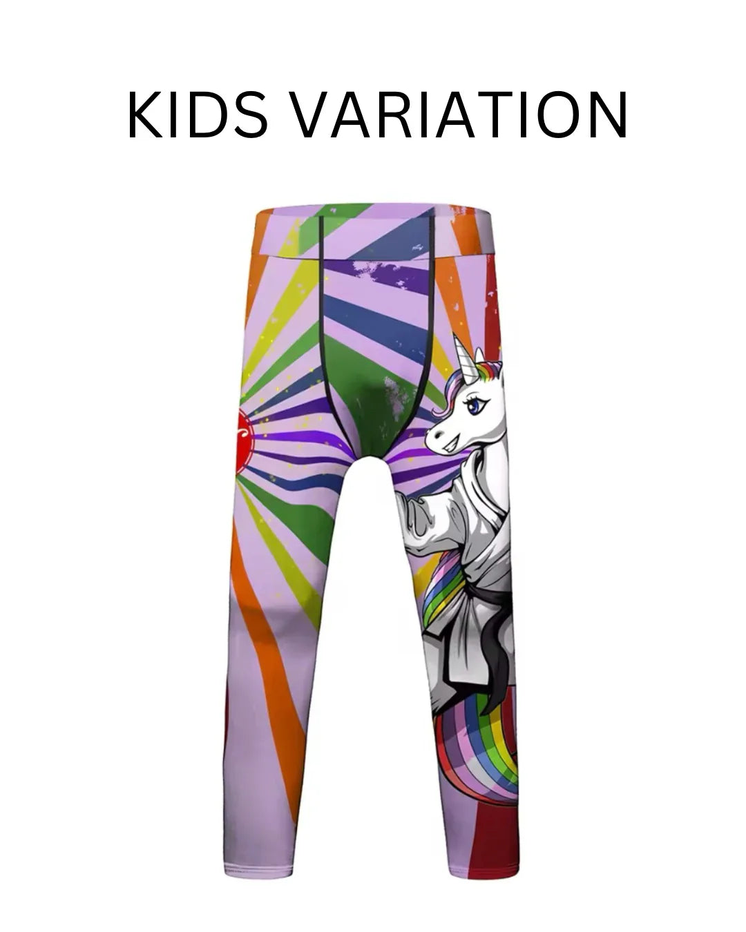 Unicorn Premium Compression Spats for BJJ, MMA, Wrestling, CrossFit, Yoga, Running, Cycling, and More - MADE TO ORDER 2 WEEK DISPATCH