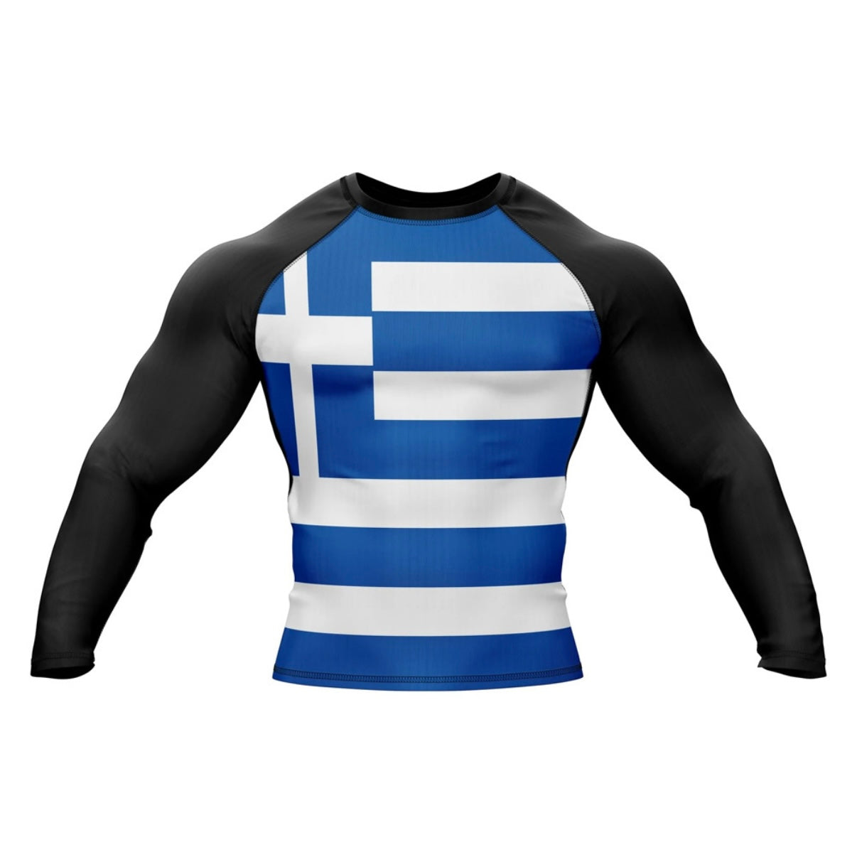 Greece (Hellada) Premium Rash Guard - LONG OR SHORT SLEEVE - MADE TO ORDER 2 WEEK DISPATCH