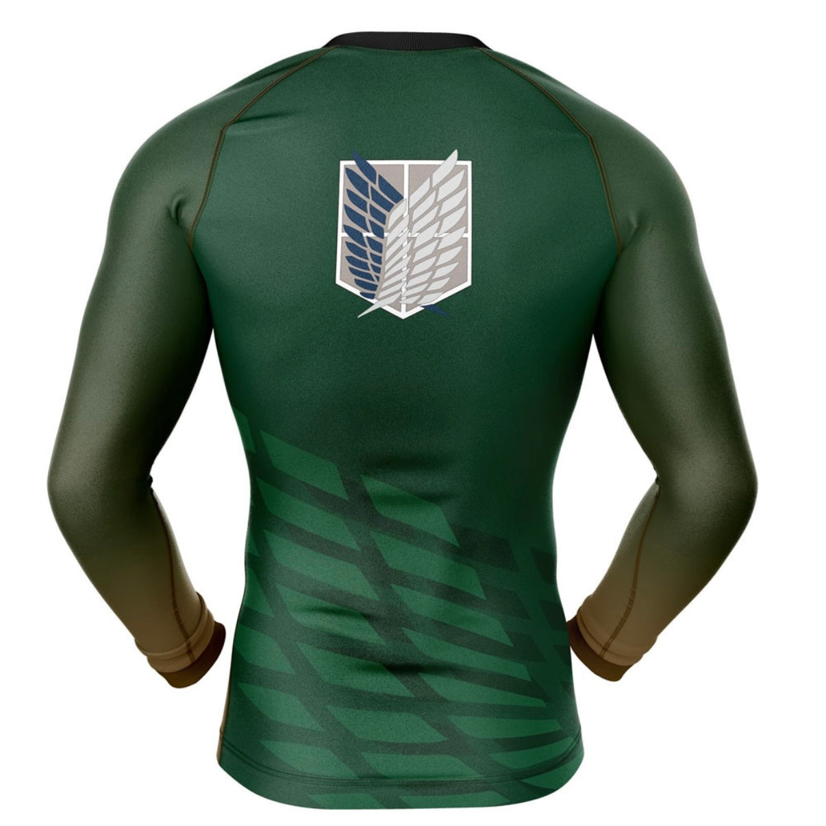 Attack on Titan 'Survey Corps' Premium Rash Guard - LONG OR SHORT SLEEVE - MADE TO ORDER 2 WEEK DISPATCH