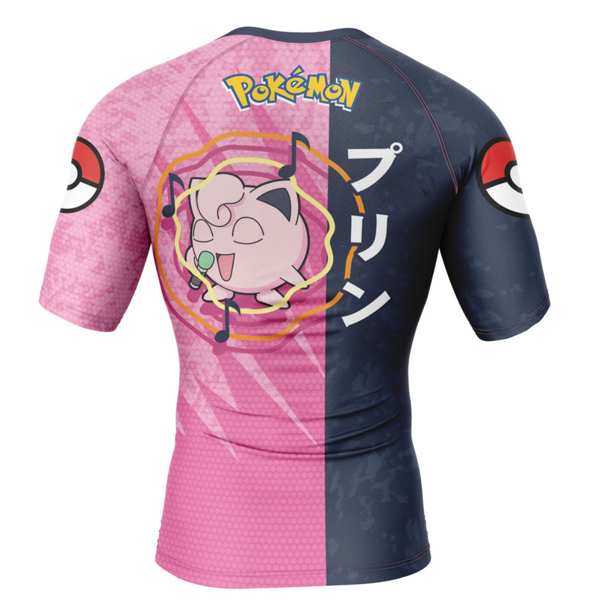 Pokemon Jigglypuff Premium Short Sleeve Rash Guard - MADE TO ORDER 2 WEEK DISPATCH