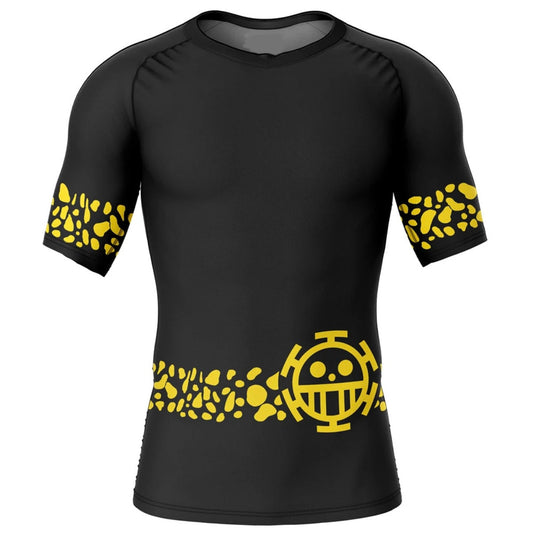 One Piece Trafalgar Premium Short Sleeve Rash Guard - MADE TO ORDER 2 WEEK DISPATCH
