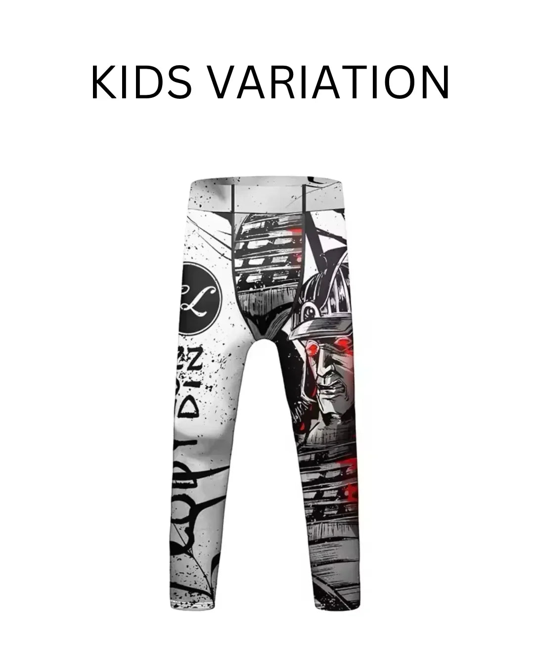 Samurai Warrior Premium Compression Spats for BJJ, MMA, Wrestling, CrossFit, Yoga, Running, Cycling, and More - MADE TO ORDER 2 WEEK DISPATCH