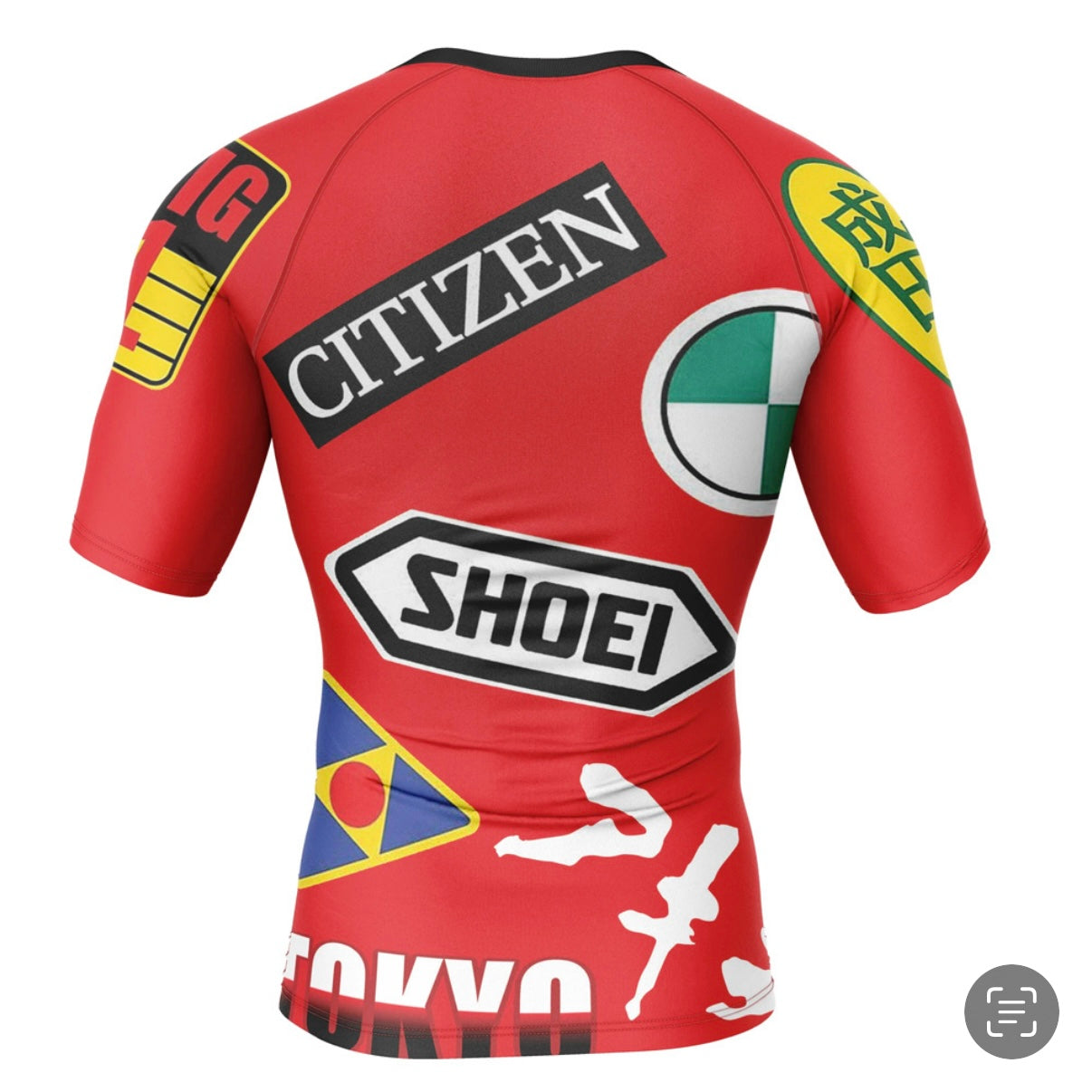 Akira Kaneda Bike Decals Premium Rash Guard - LONG OR SHORT SLEEVE - MADE TO ORDER 2 WEEK DISPATCH