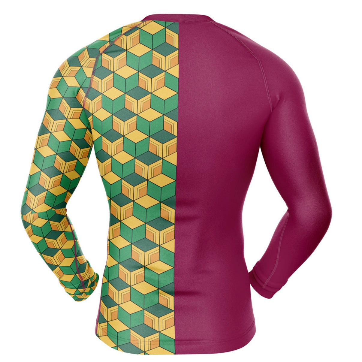 Demon Slayer Giyu Premium Rash Guard - LONG OR SHORT SLEEVE - MADE TO ORDER 2 WEEK DISPATCH