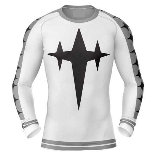Kill La Kill Three Star Uniform Premium Rash Guard - LONG OR SHORT SLEEVE - MADE TO ORDER 2 WEEK DISPATCH