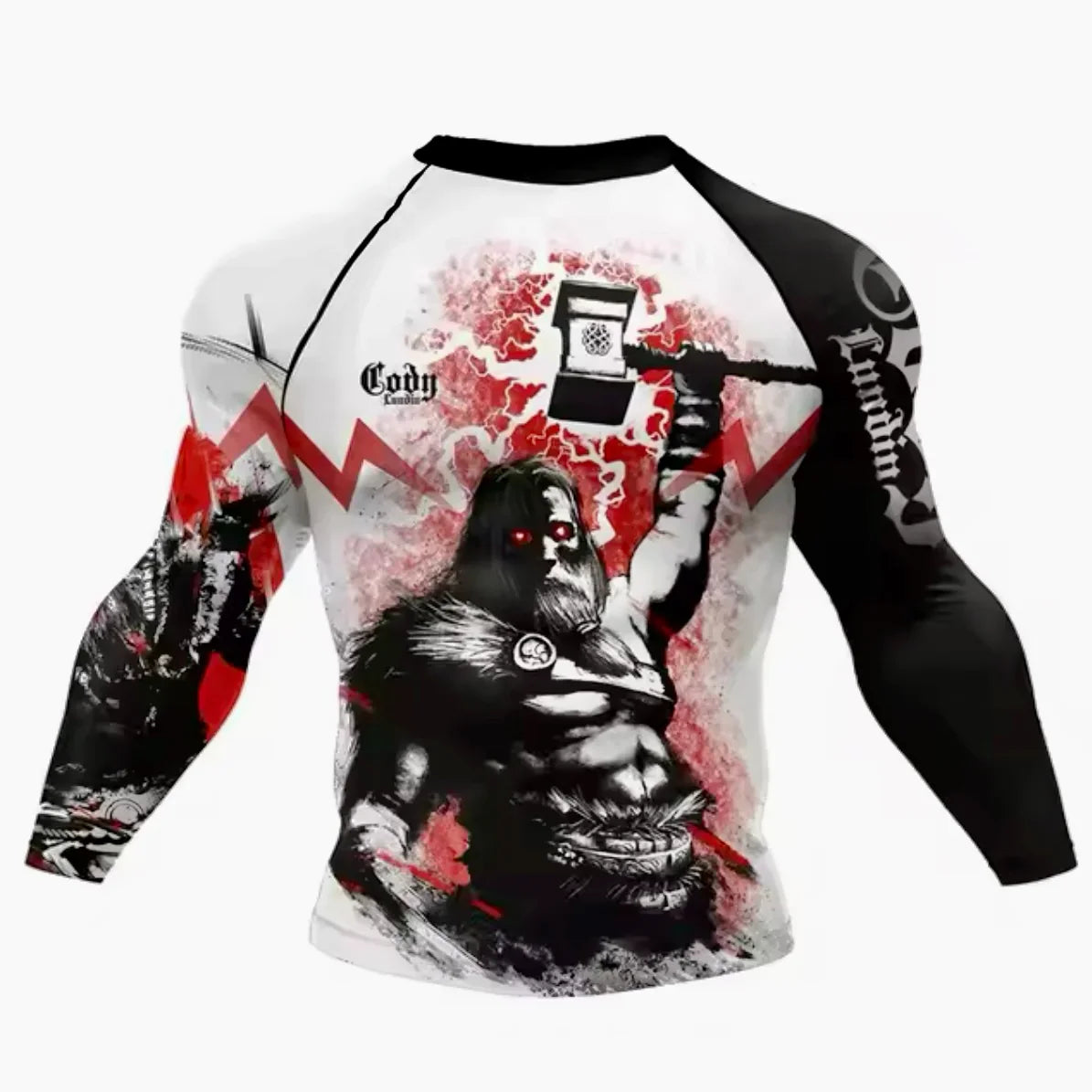 Warrior God Premium BJJ / MMA Rash Guard - LONG & SHORT SLEEVE VARIATIONS - MADE TO ORDER 2 WEEK DISPATCH