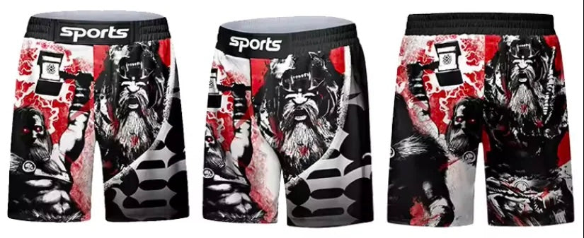 Warrior God Premium BJJ No Gi / MMA Grappling Shorts - MADE TO ORDER 2 WEEK DISPATCH