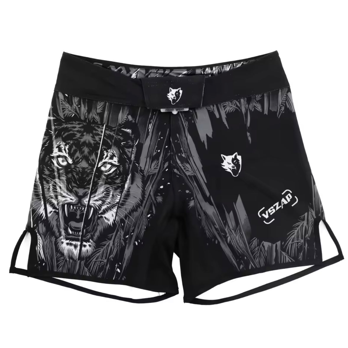 Tiger Roar Black Premium MMA Grappling Shorts - MADE TO ORDER 2 WEEK DISPATCH