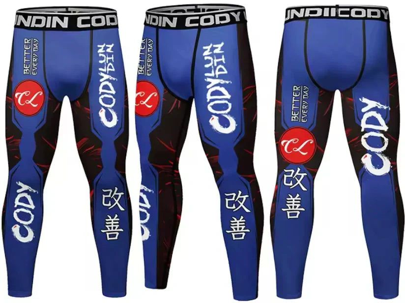 Noughts & Crosses Premium Compression Spats For BJJ, MMA, Wrestling, CrossFit, Yoga, Running, Cycling, and More - MADE TO ORDER 2 WEEK DISPATCH