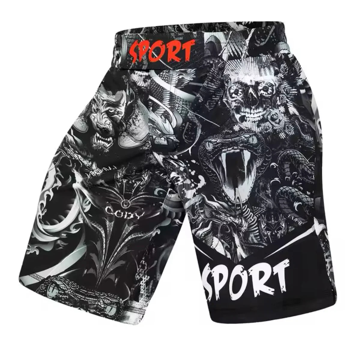 Venom & Death Premium BJJ No Gi Grappling Shorts - MADE TO ORDER 2 WEEK DISPATCH