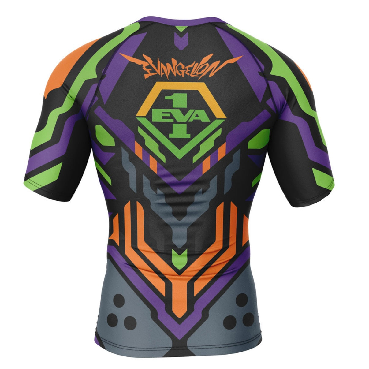 Evangelion Eva 01 Premium Rash Guard - LONG OR SHORT SLEEVE - MADE TO ORDER 2 WEEK DISPATCH