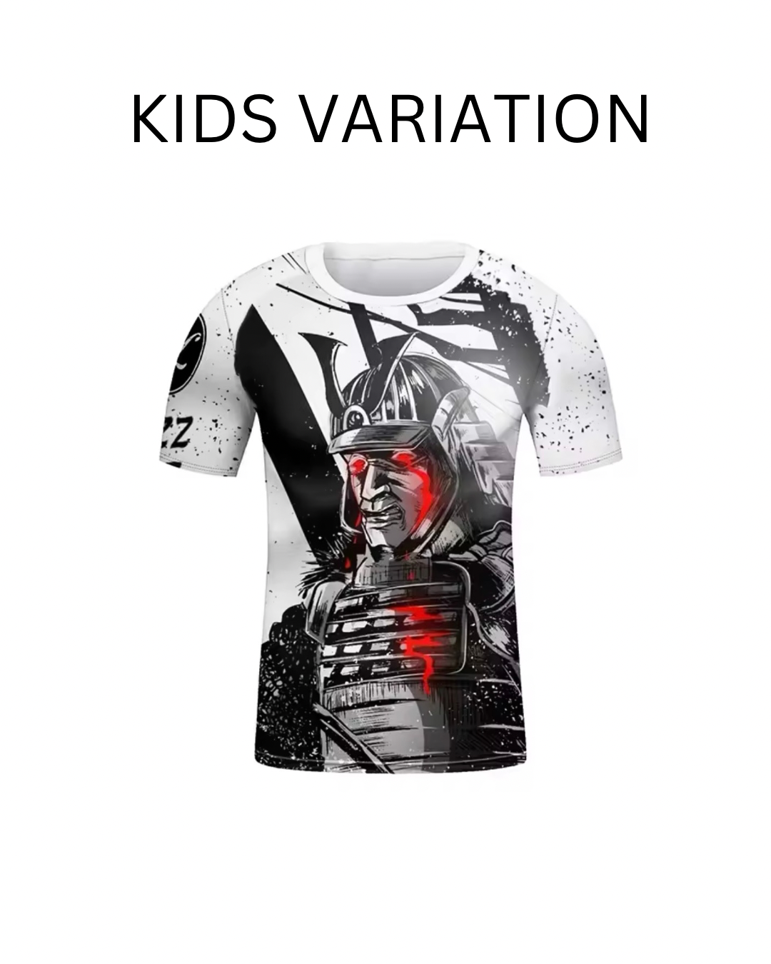 Samurai Warrior Premium BJJ / MMA Rash Guard - LONG & SHORT SLEEVE VARIATIONS - MADE TO ORDER 2 WEEK DISPATCH