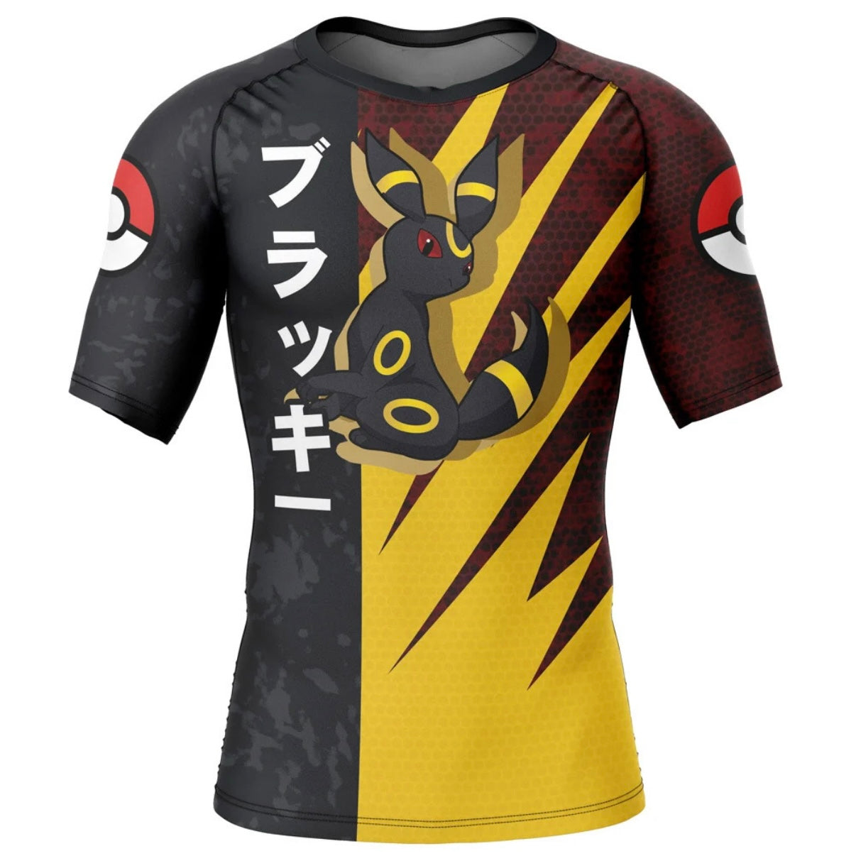 Pokemon Japanese Umbreon Premium Short Sleeve Rash Guard - MADE TO ORDER 2 WEEK DISPATCH