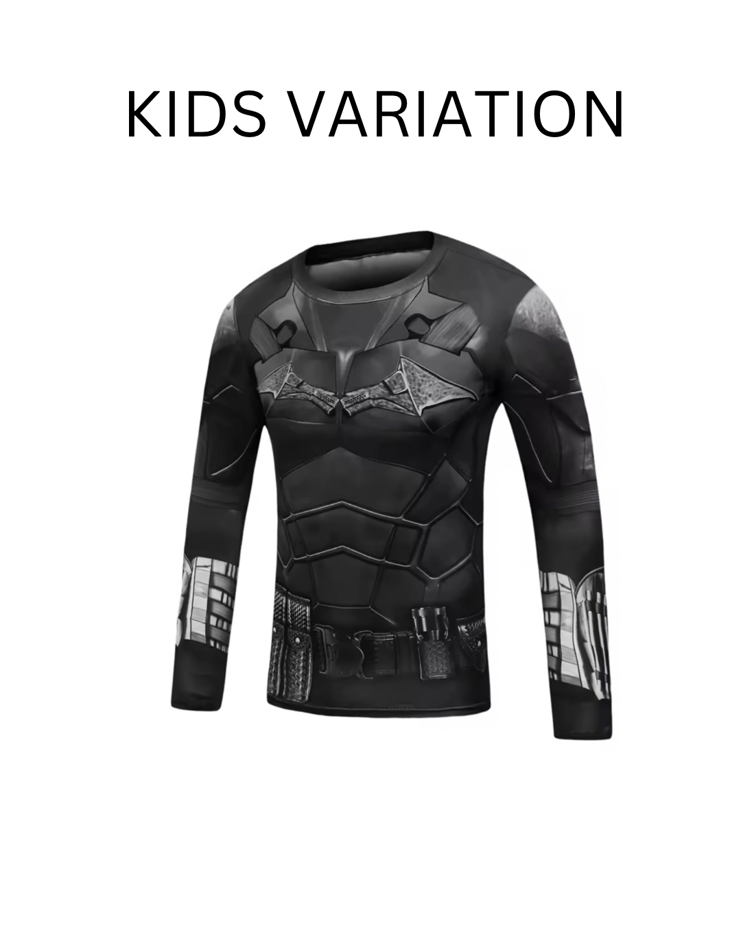 Batman Premium BJJ No Gi / MMA Set. Rash Guard, Shorts & Spats - MADE TO ORDER 2 WEEK DISPATCH