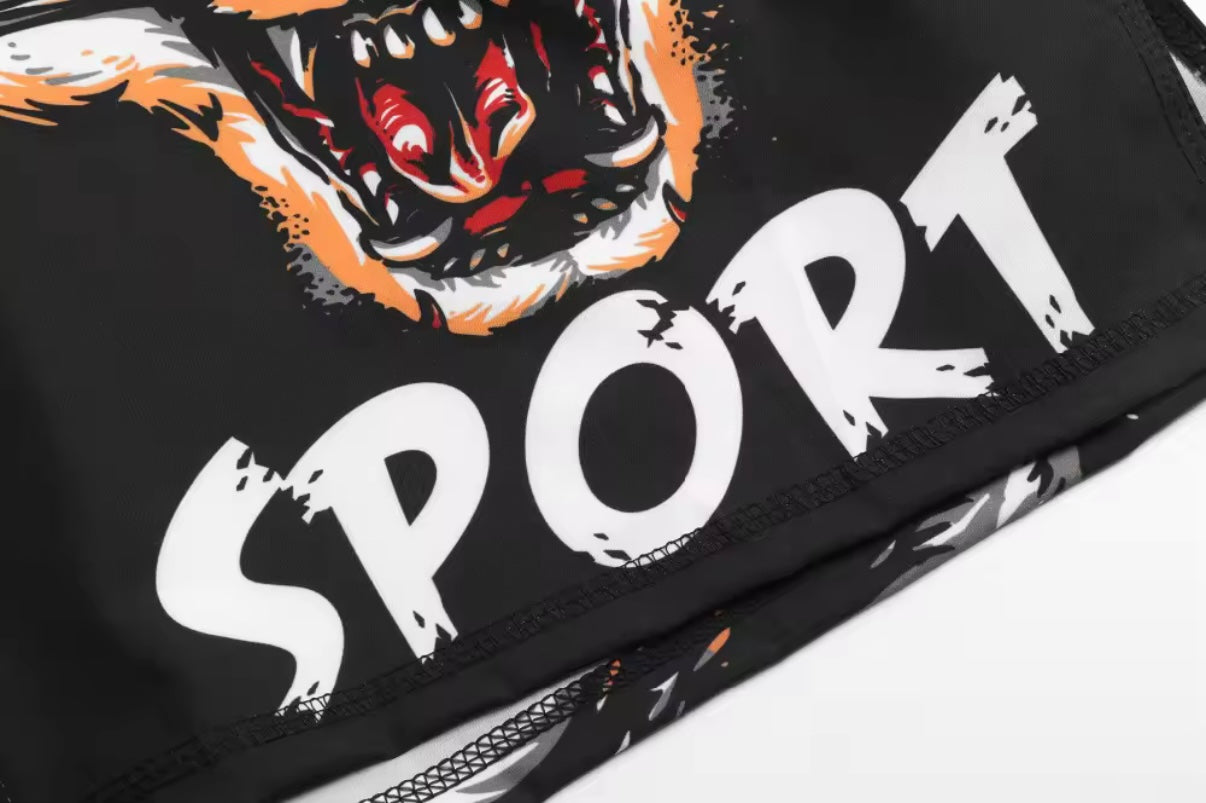 Wolf Premium BJJ No Gi / MMA Set. Rash Guard, Shorts & Spats - MADE TO ORDER 2 WEEK DISPATCH