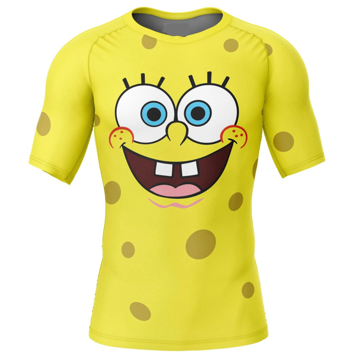 Spongebob Square Pants Premium Rash Guard - LONG OR SHORT SLEEVE - MADE TO ORDER 2 WEEK DISPATCH