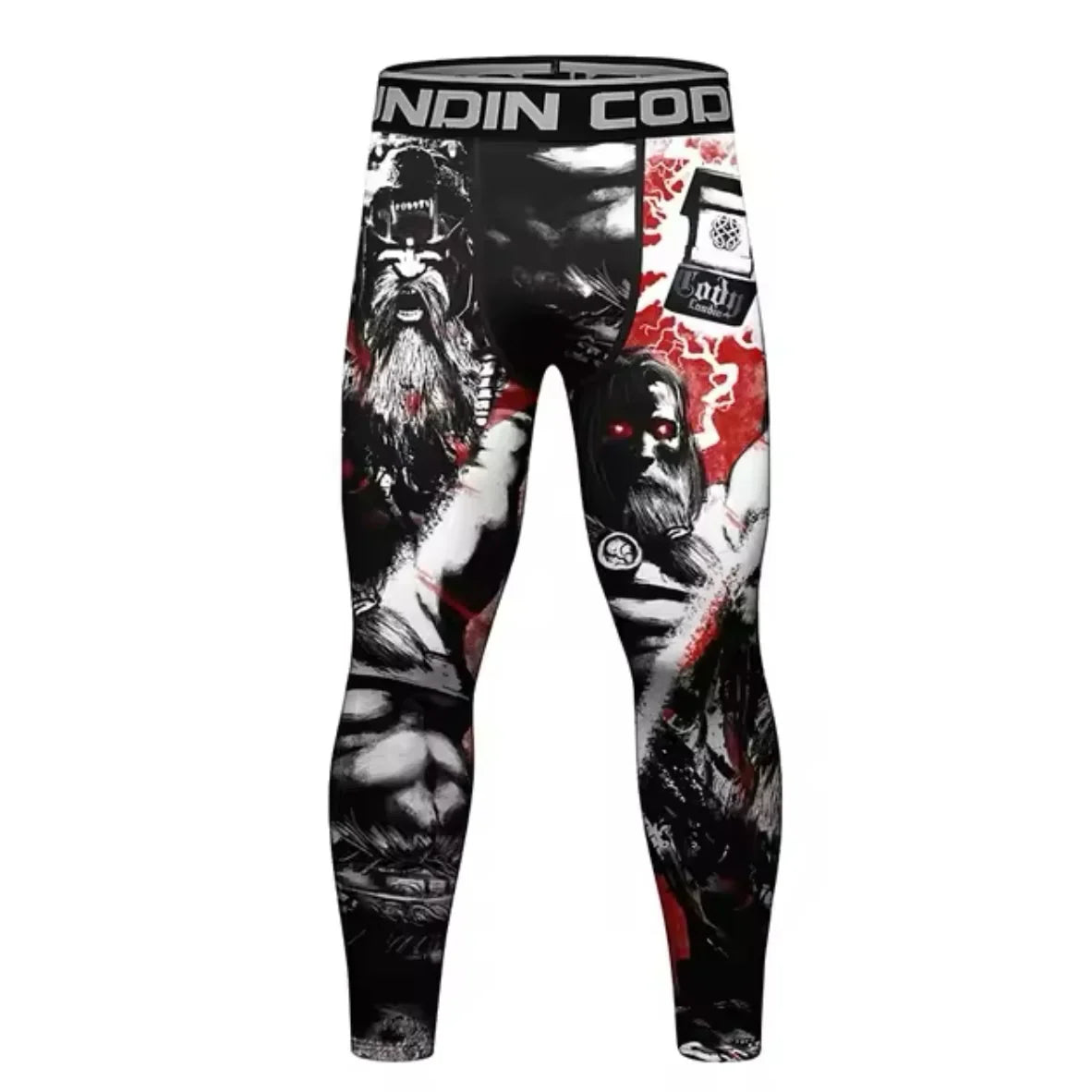 Warrior God Premium Compression Spats for BJJ, MMA, Wrestling, CrossFit, Yoga, Running, Cycling, and More - MADE TO ORDER 2 WEEK DISPATCH