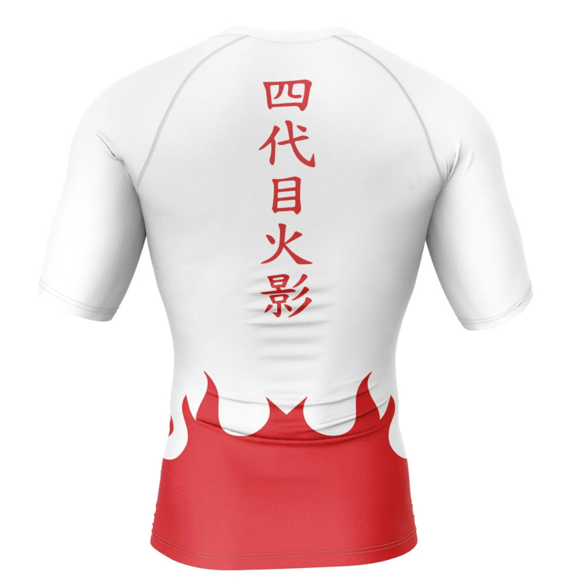 Naruto The Fourth Hokage Cloak Premium Short Sleeve Rash Guard - MADE TO ORDER 2 WEEK DISPATCH