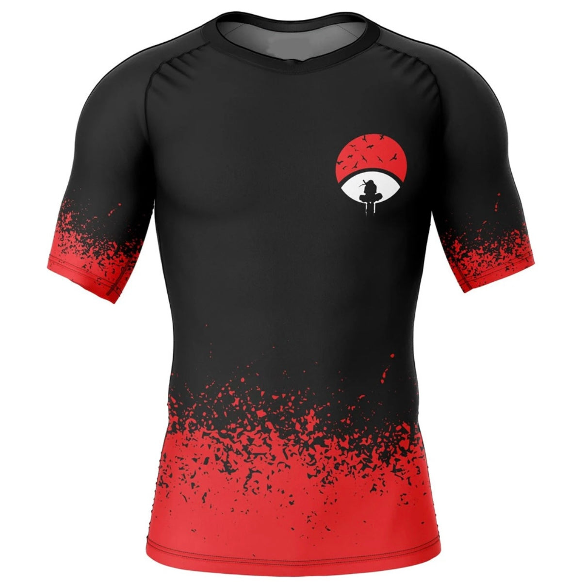Naruto Sharingan Premium Rash Guard - LONG OR SHORT SLEEVE - MADE TO ORDER 2 WEEK DISPATCH