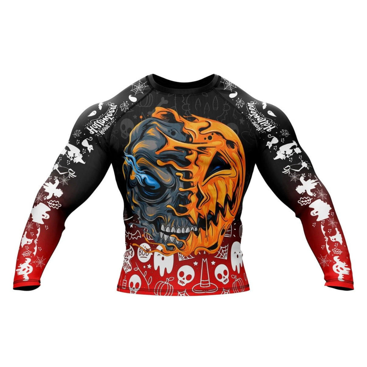 Halloween Roller Premium Long Sleeve Rash Guard - MADE TO ORDER 2 WEEK DISPATCH