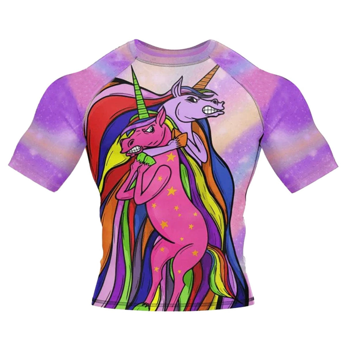 Unicorn Choke Premium Rash Guard - LONG OR SHORT SLEEVE - MADE TO ORDER 2 WEEK DISPATCH
