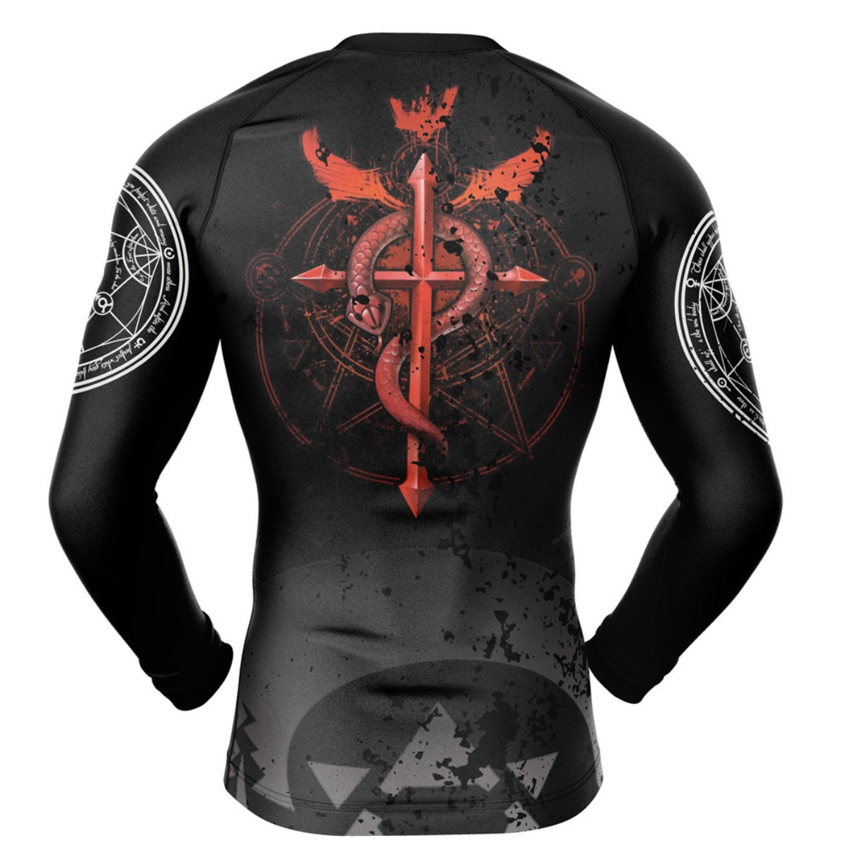 Fullmetal Alchemist Transmutation Circle Premium Rash Guard - LONG OR SHORT SLEEVE - MADE TO ORDER 2 WEEK DISPATCH