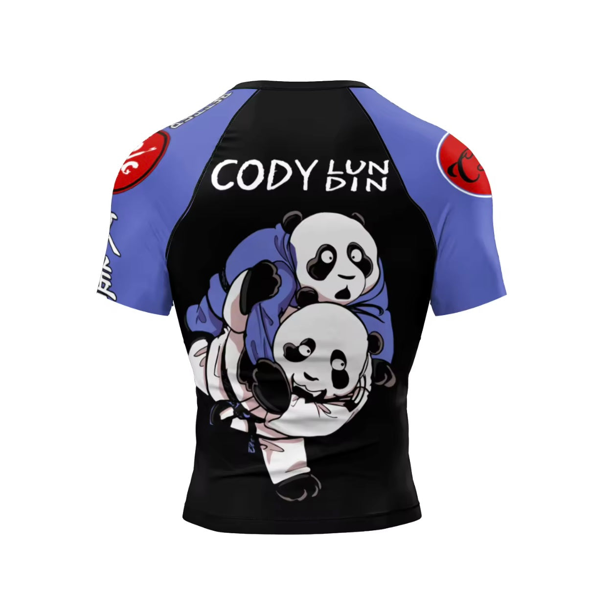 Judo Panda Premium BJJ / MMA Rash Guard - LONG & SHORT SLEEVE VARIATIONS - MADE TO ORDER 2 WEEK DISPATCH