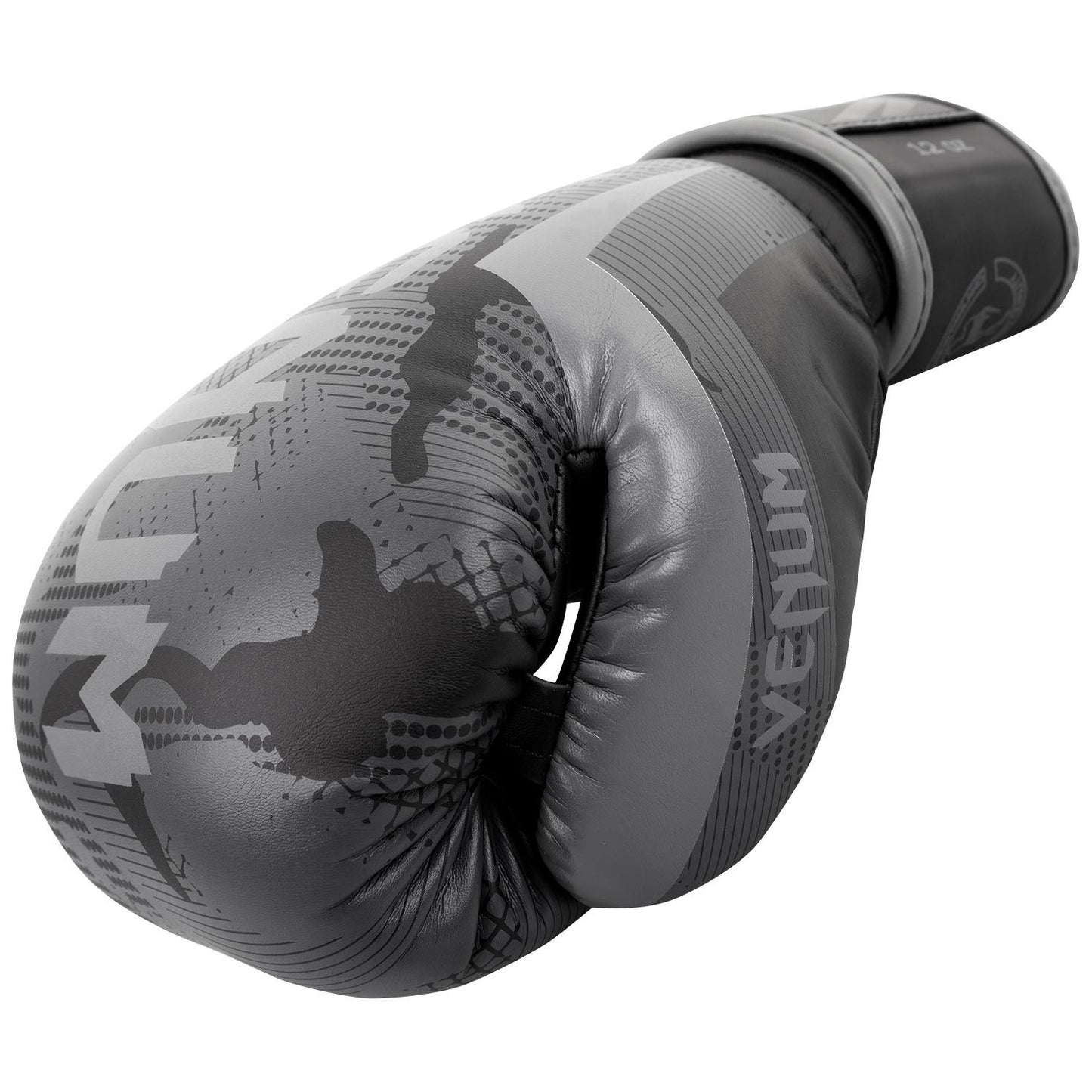 Venum Elite Boxing Gloves Dark Camo/Grey