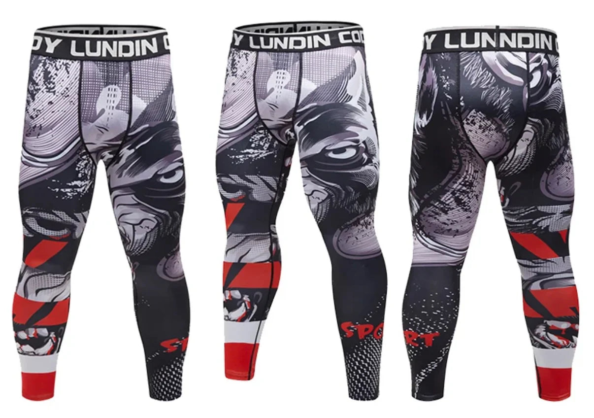 Werewolf Premium Compression Spats For BJJ, MMA, Wrestling, CrossFit, Yoga, Running, Cycling, and More - MADE TO ORDER 2 WEEK DISPATCH