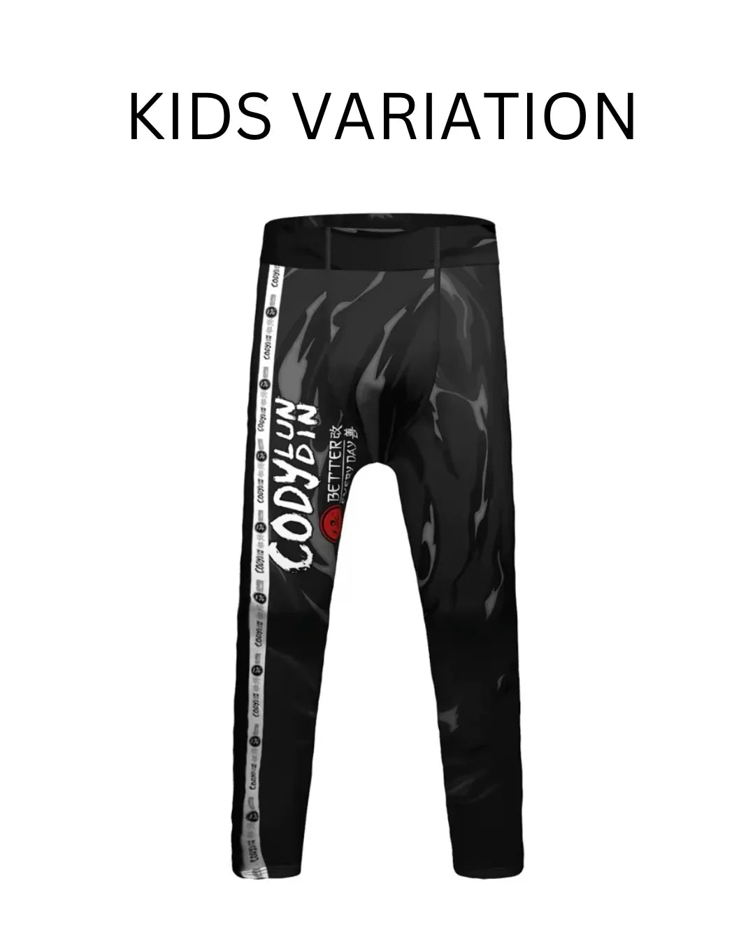 Always Injured Premium Compression Spats for BJJ, MMA, Wrestling, CrossFit, Yoga, Running, Cycling, and More - MADE TO ORDER 2 WEEK DISPATCH