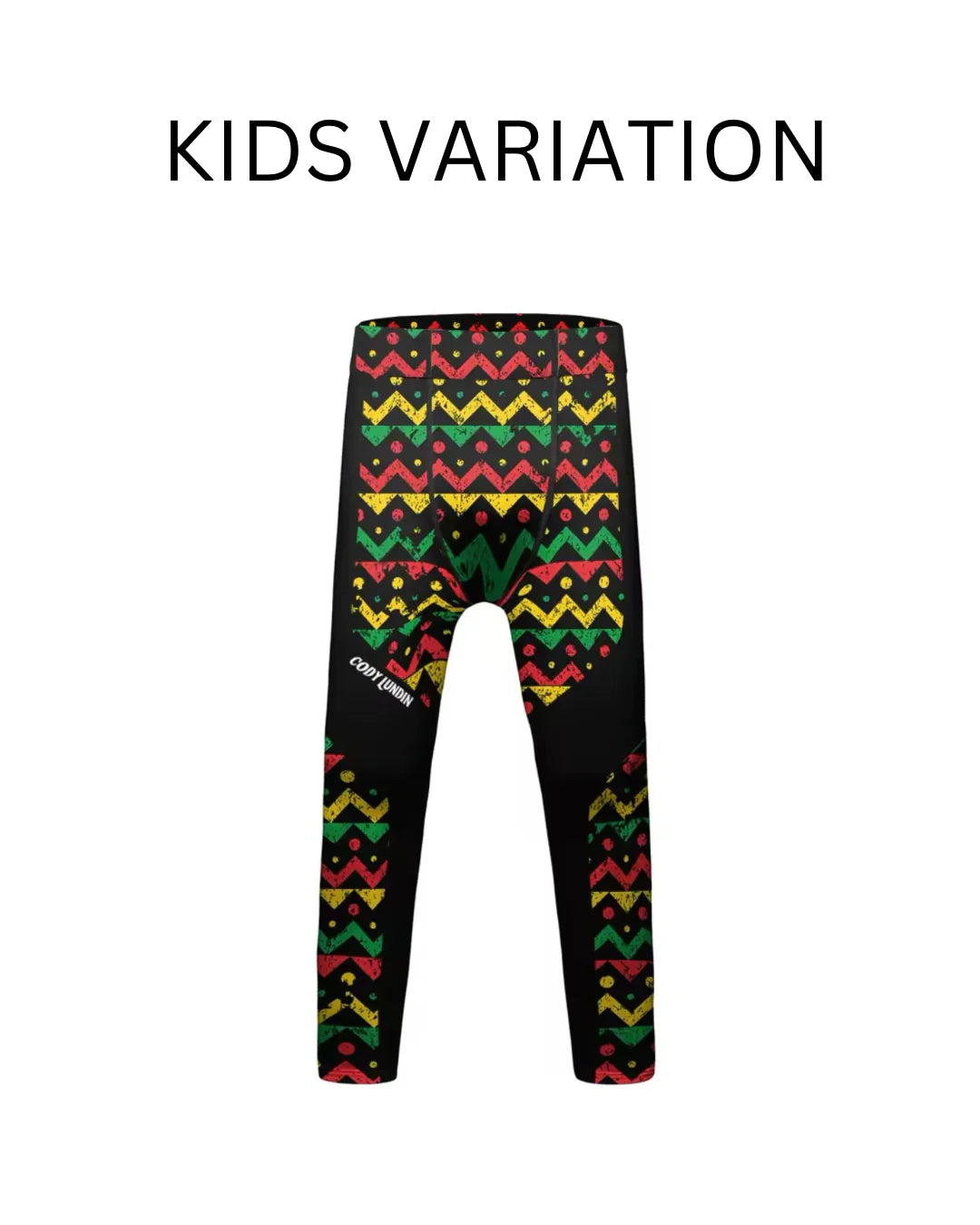 Reggae Premium Compression Spats for BJJ, MMA, Wrestling, CrossFit, Yoga, Running, Cycling, and More - MADE TO ORDER 2 WEEK DISPATCH