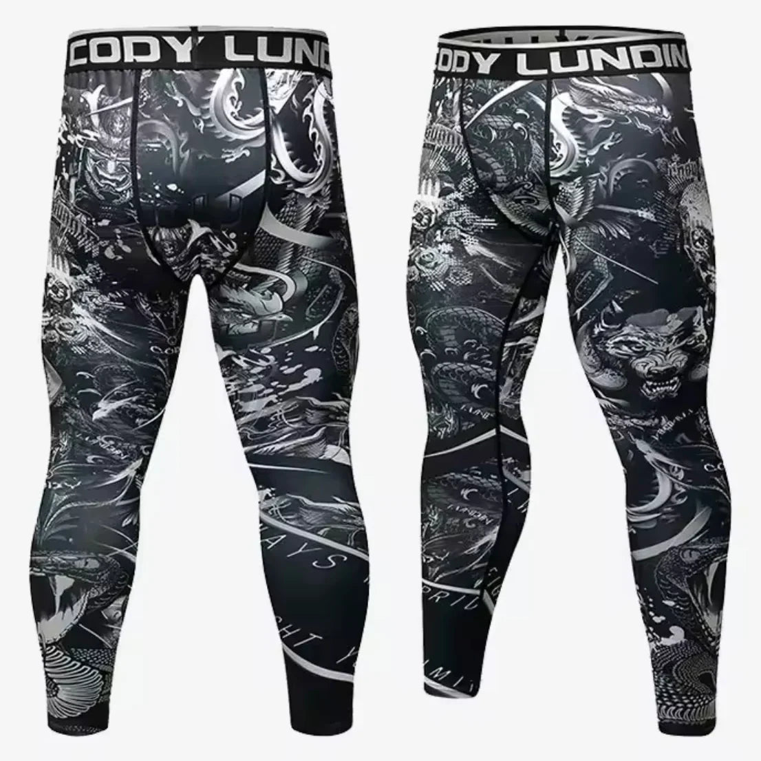 Venom & Death Premium Compression Spats For BJJ, MMA, Wrestling, CrossFit, Yoga, Running, Cycling, and More - MADE TO ORDER 2 WEEK DISPATCH