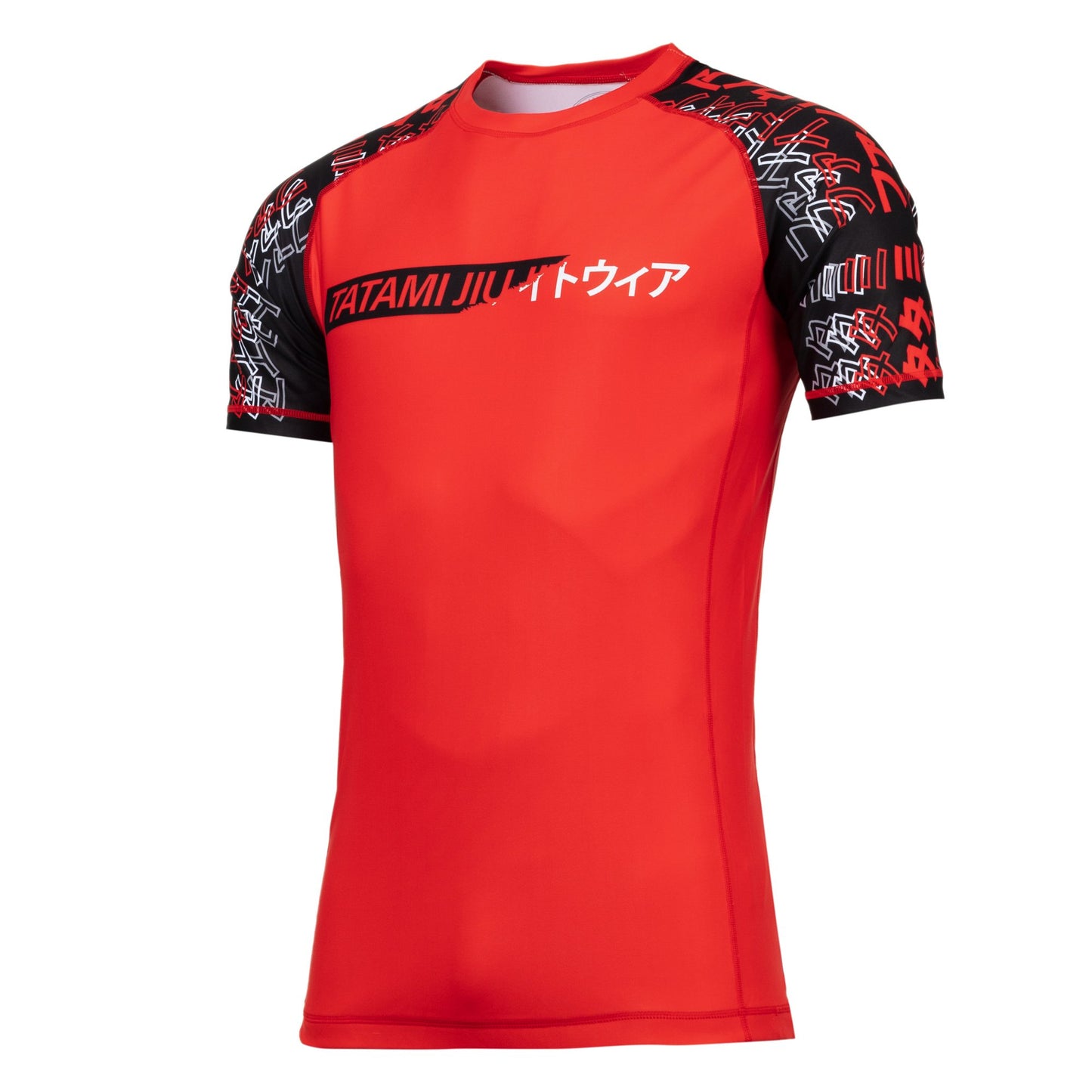 Tatami Mens No Gi Uncover Short Sleeve Rash Guard - Red
