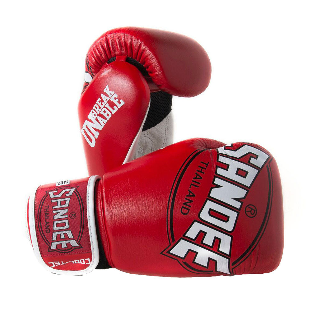 Sandee Kids Muay Thai Boxing Gloves - Red