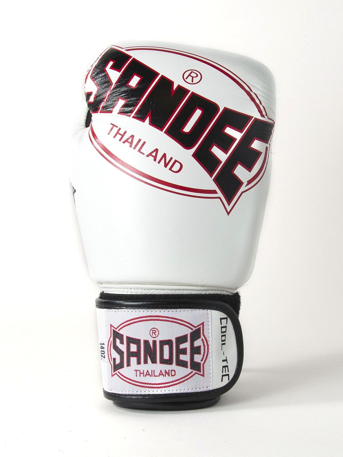 Sandee Leather Cool Tech Muay Thai Boxing Gloves - White