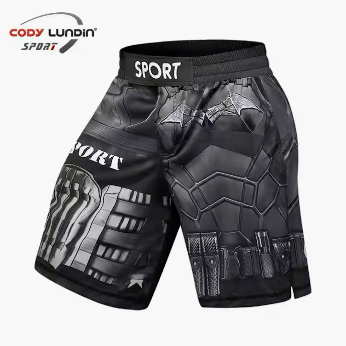 Batman Premium BJJ No Gi / MMA Set. Rash Guard, Shorts & Spats - MADE TO ORDER 2 WEEK DISPATCH