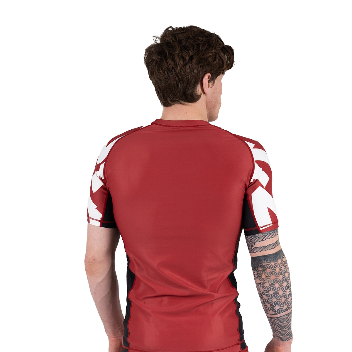 Scramble Baka Short Sleeve Rash Guard - Red