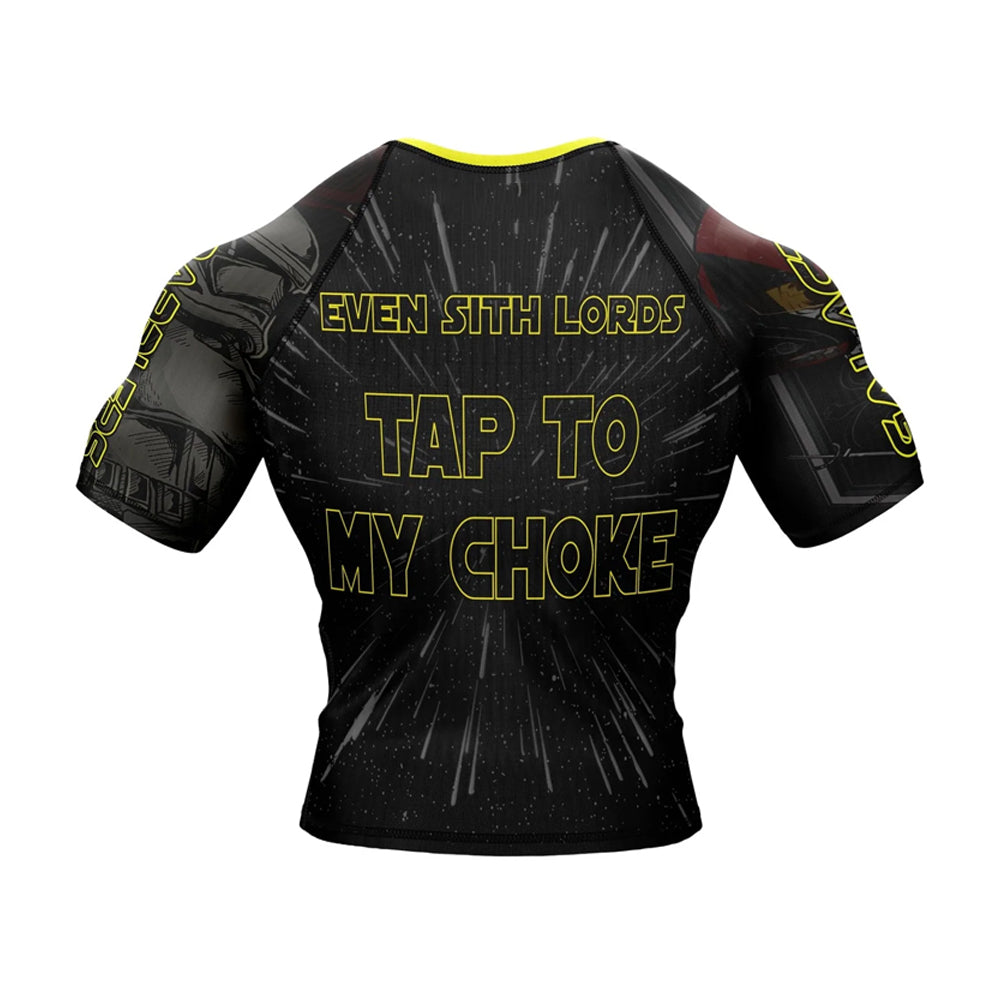 Star Wars Dark Side Choke Short Sleeve BJJ Rash Guard