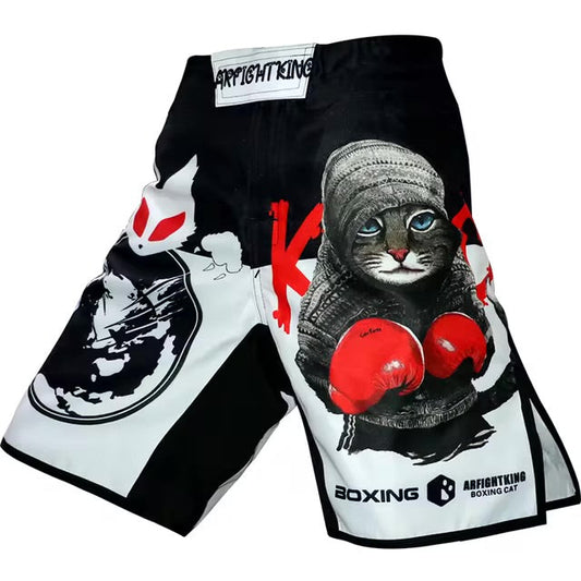 Boxing Cat Premium MMA Shorts - MADE TO ORDER 2 WEEK DISPATCH