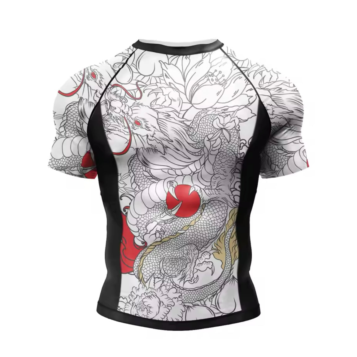 Dragon Roller Premium BJJ No Gi / MMA Set. Rash Guard, Shorts & Spats - MADE TO ORDER 2 WEEK DISPATCH