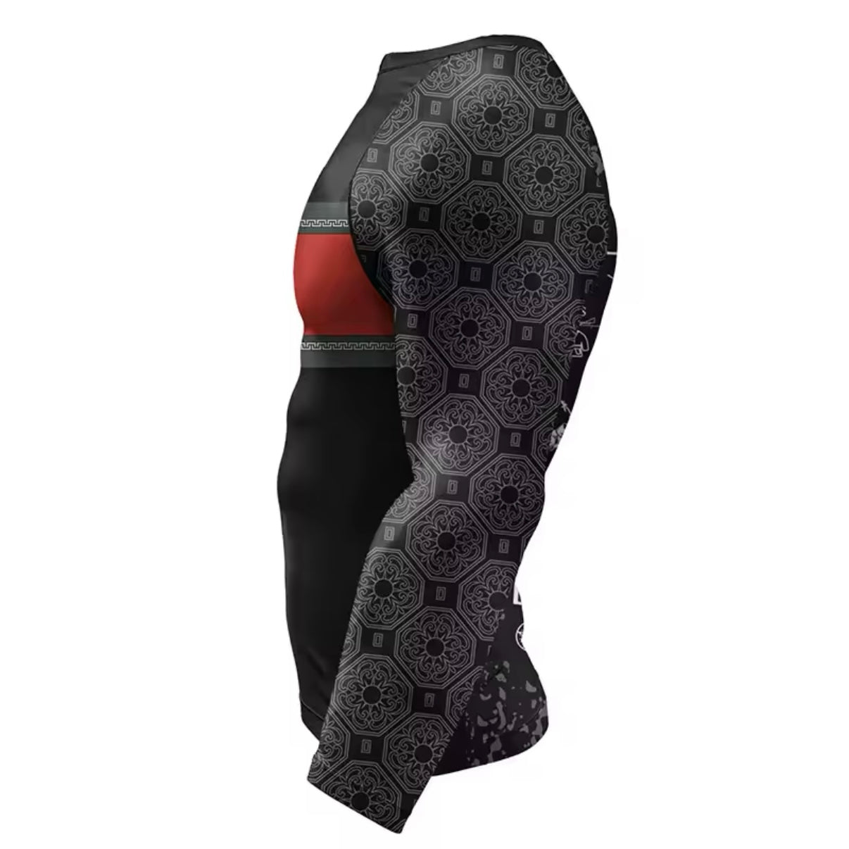Black & Red Premium BJJ / MMA Rash Guard - LONG & SHORT SLEEVE VARIATIONS - MADE TO ORDER 2 WEEK DISPATCH