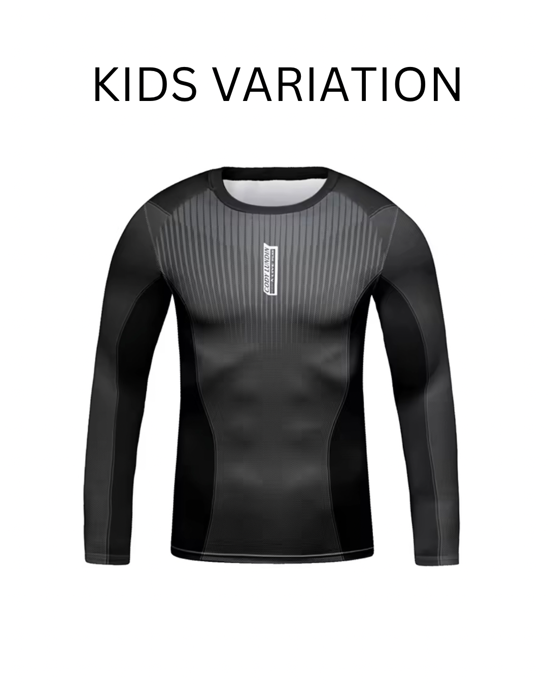 Black Premium BJJ / MMA Rash Guard - LONG & SHORT SLEEVE VARIATIONS - MADE TO ORDER 2 WEEK DISPATCH