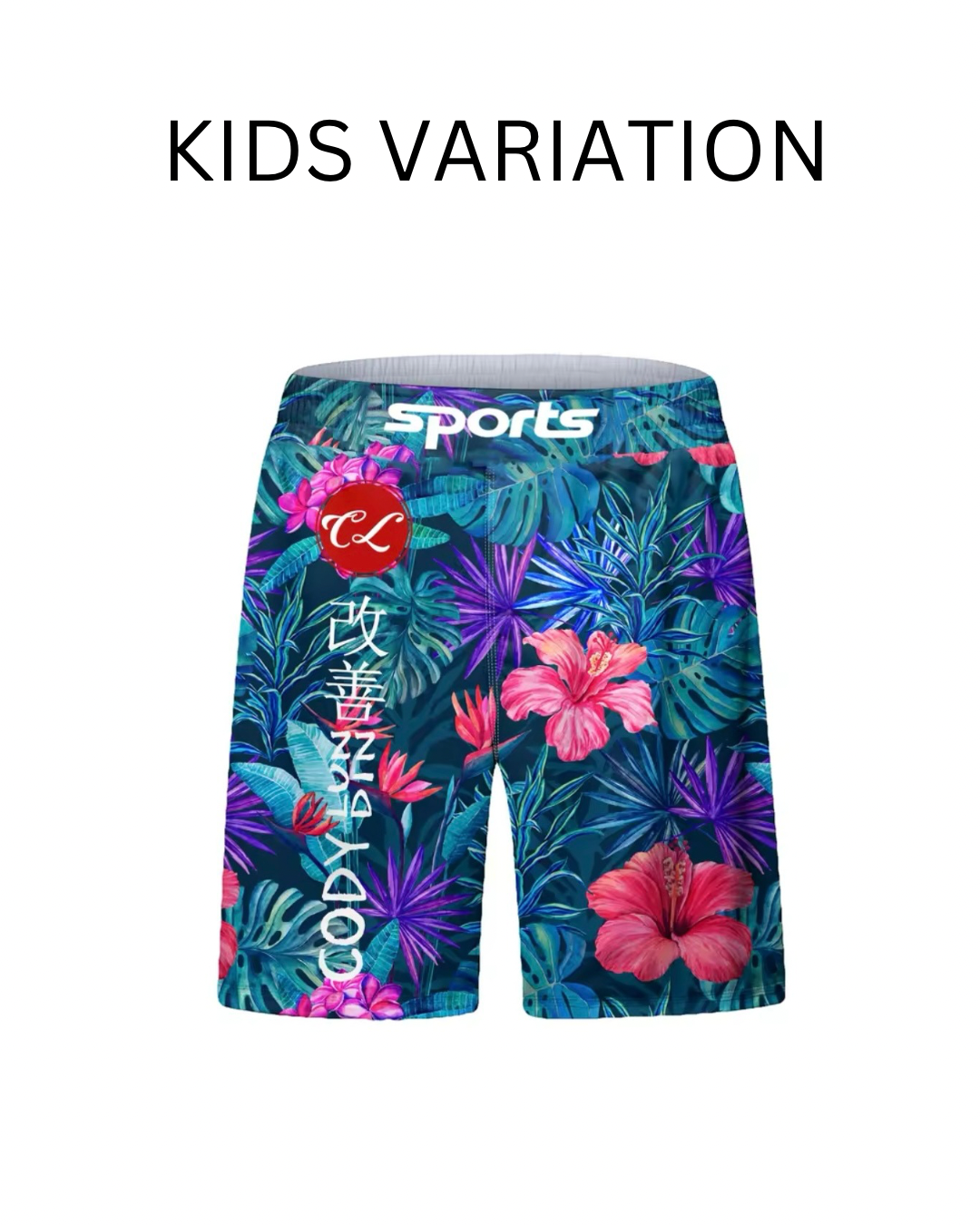 Flower Premium BJJ No Gi / MMA Set. Rash Guard, Shorts & Spats - MADE TO ORDER 2 WEEK DISPATCH