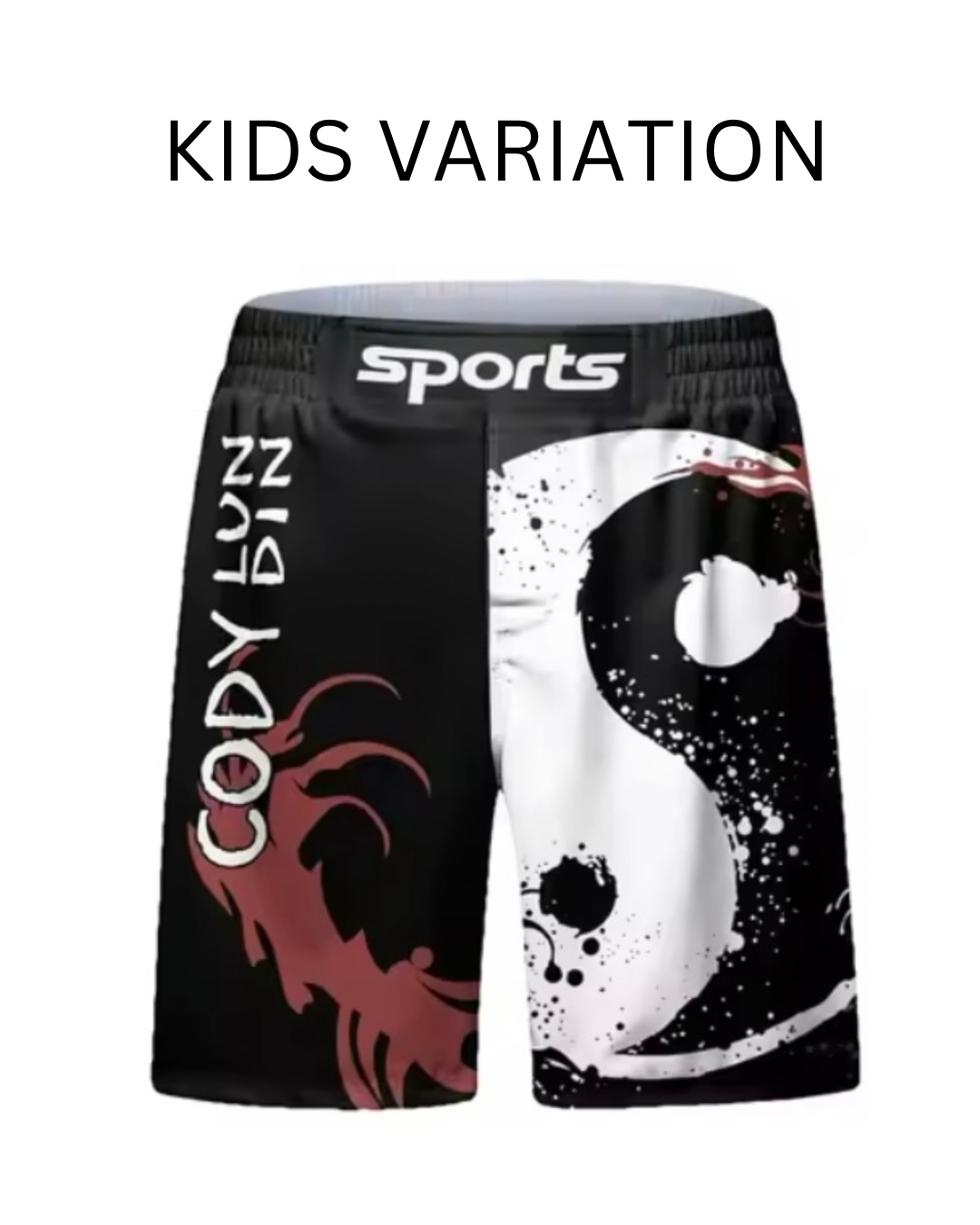 Yin Yang Premium BJJ No Gi / MMA Set. Rash Guard, Shorts & Spats - MADE TO ORDER 2 WEEK DISPATCH