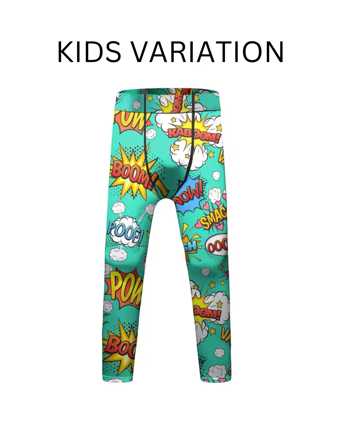 Comic Premium Compression Spats for BJJ, MMA, Wrestling, CrossFit, Yoga, Running, Cycling, and More - MADE TO ORDER 2 WEEK DISPATCH