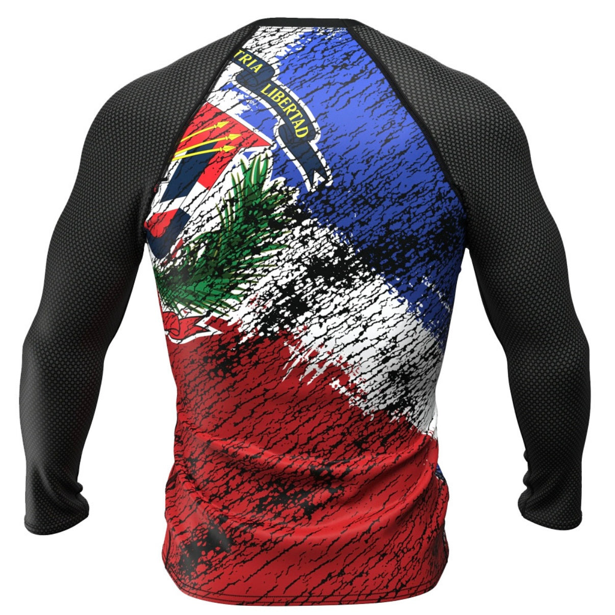 Dominican Republic (República Dominicana) Premium Rash Guard - LONG OR SHORT SLEEVE - MADE TO ORDER 2 WEEK DISPATCH