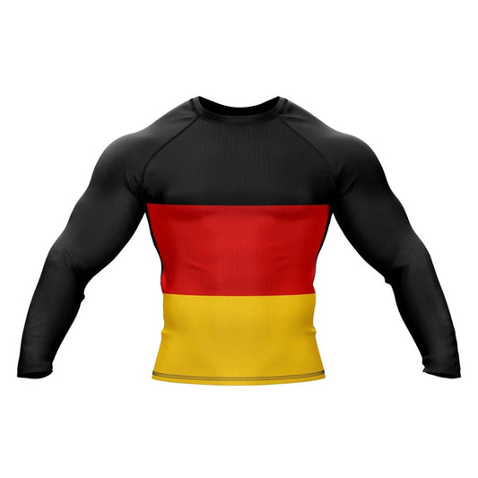 Germany (Deutschland) Premium Rash Guard - LONG OR SHORT SLEEVE - MADE TO ORDER 2 WEEK DISPATCH
